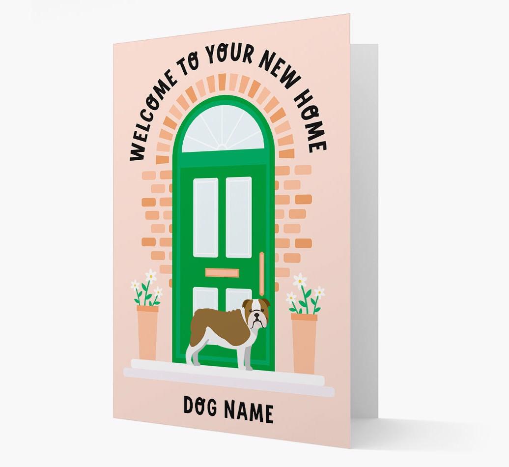 Welcome To Your New Home: Personalized {breedFullName} Card