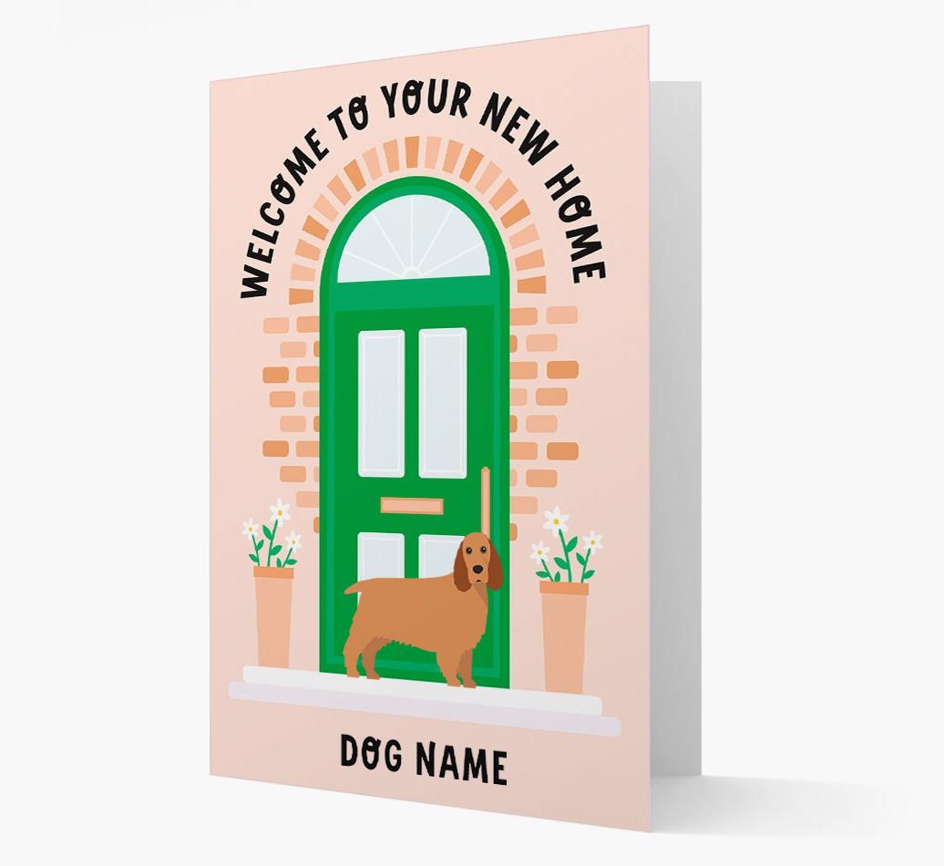 Welcome To Your New Home: Personalized {breedFullName} Card