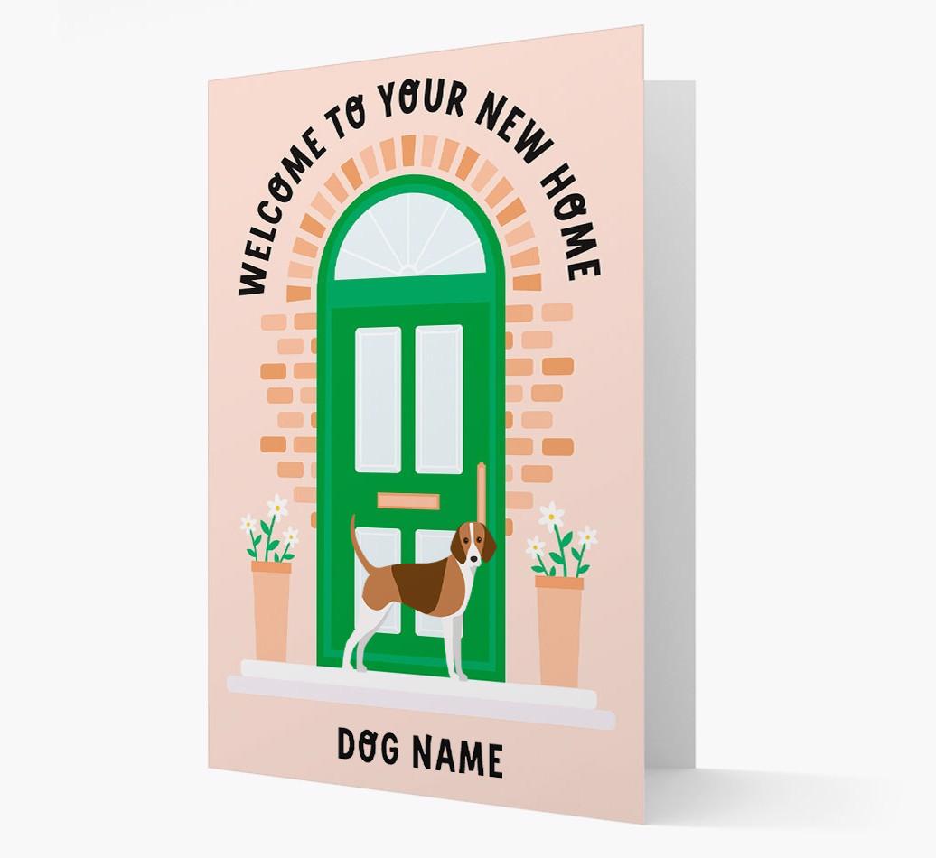 Welcome To Your New Home: Personalized {breedFullName} Card
