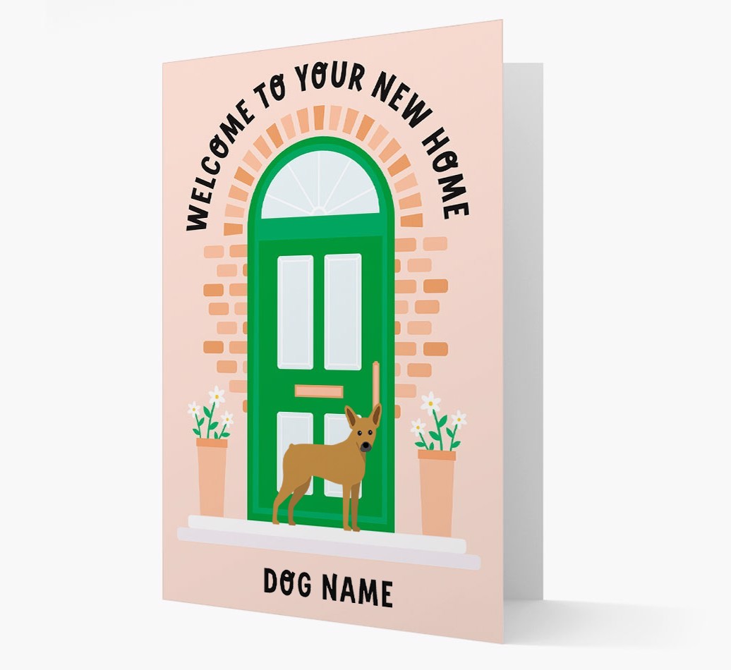 Welcome To Your New Home: Personalized {breedFullName} Card