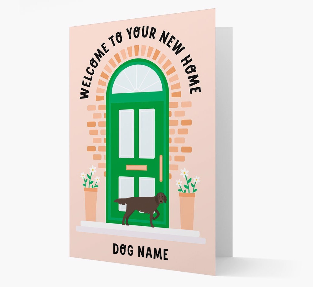 Welcome To Your New Home: Personalized {breedFullName} Card