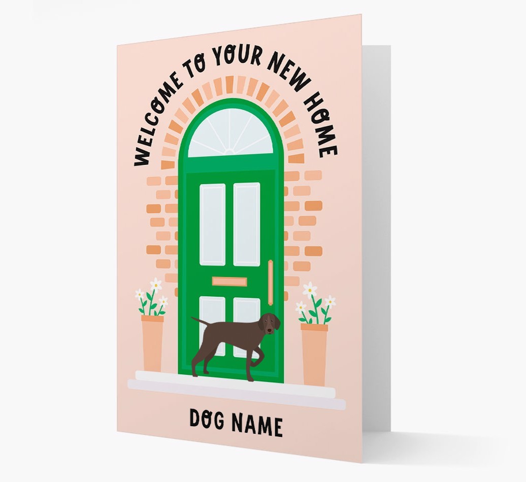 Welcome To Your New Home: Personalized {breedFullName} Card