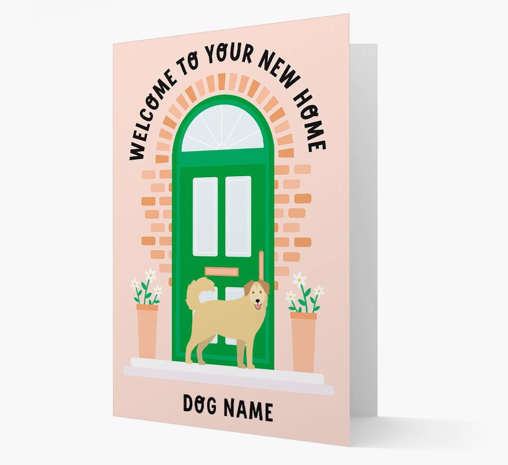 Welcome To Your New Home: Personalized {breedFullName} Card