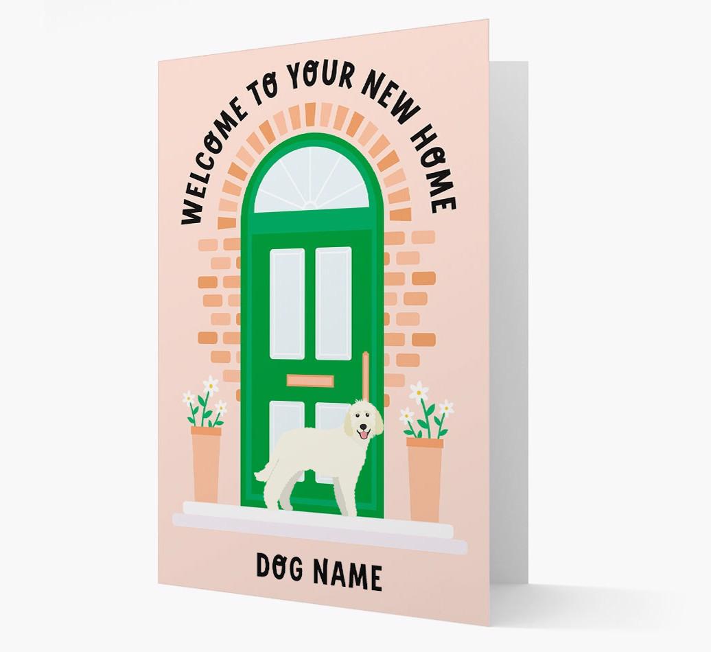 Welcome To Your New Home: Personalized {breedFullName} Card