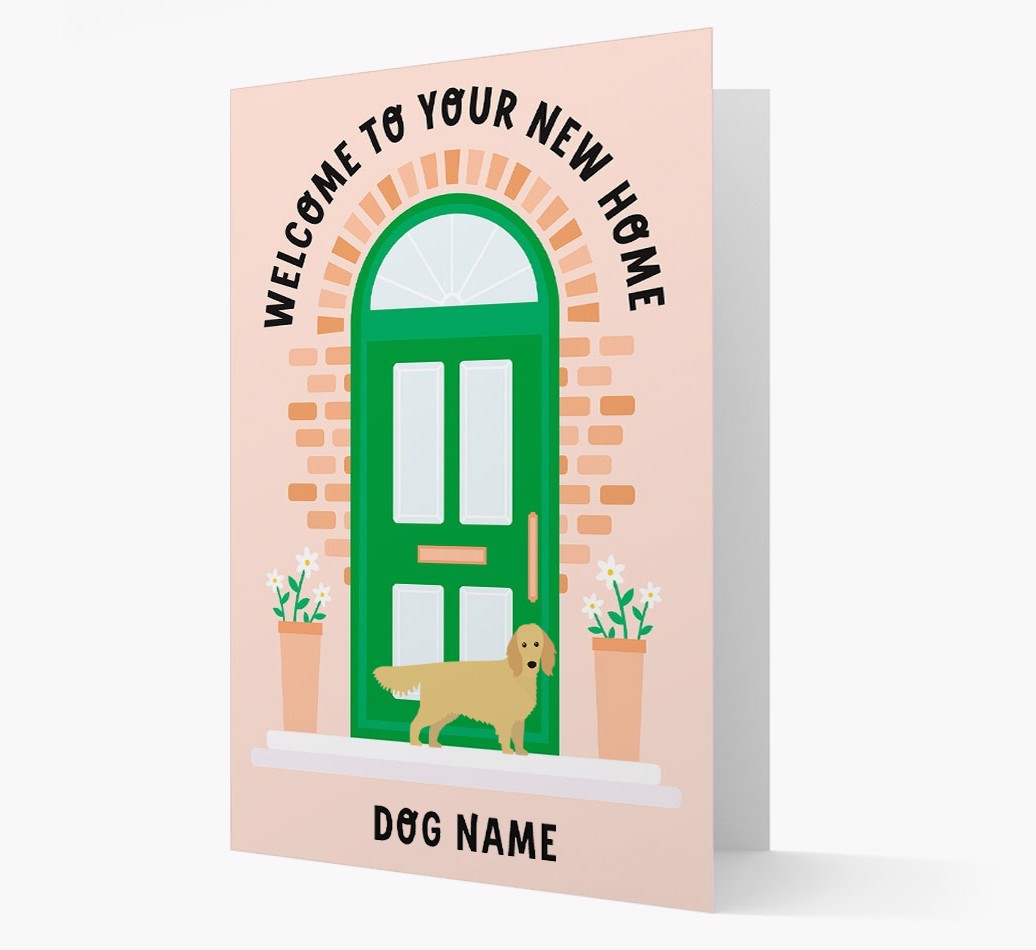 Welcome To Your New Home: Personalized {breedFullName} Card