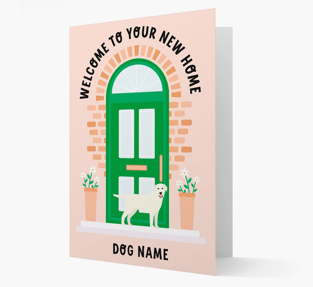 Welcome To Your New Home: Personalized {breedFullName} Card
