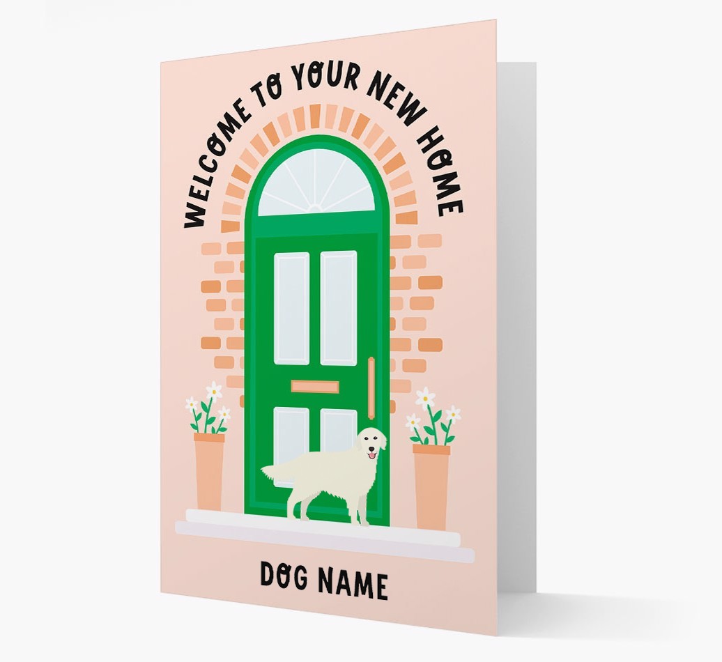Welcome To Your New Home: Personalized {breedFullName} Card