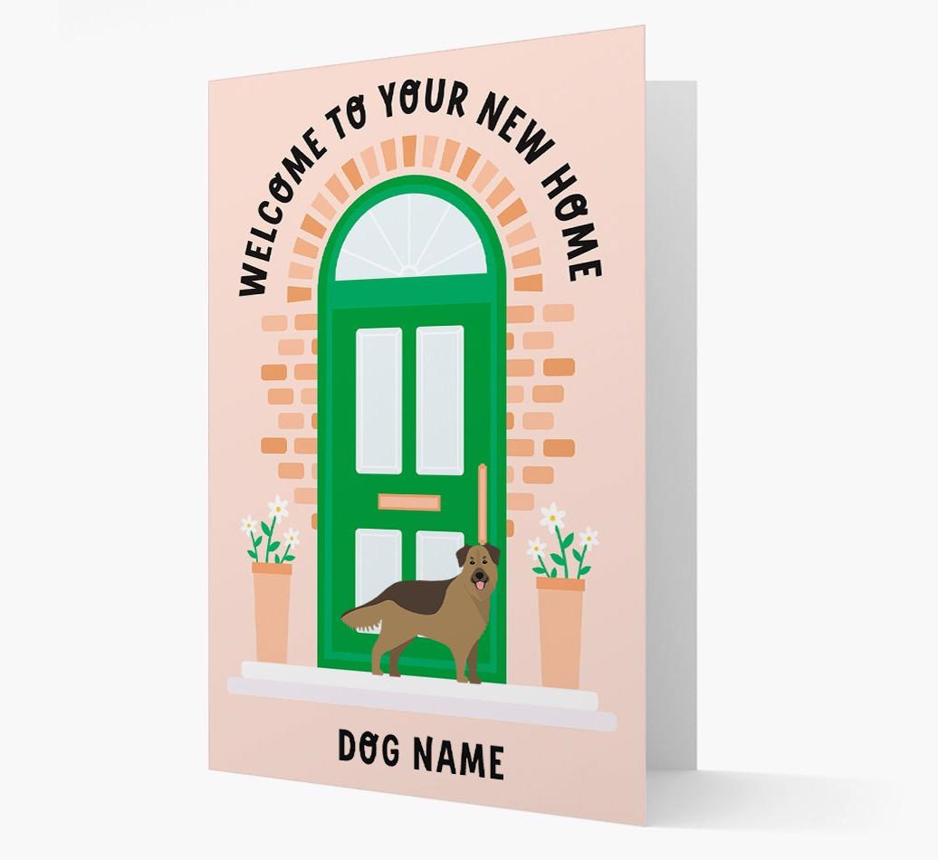 Welcome To Your New Home: Personalized {breedFullName} Card