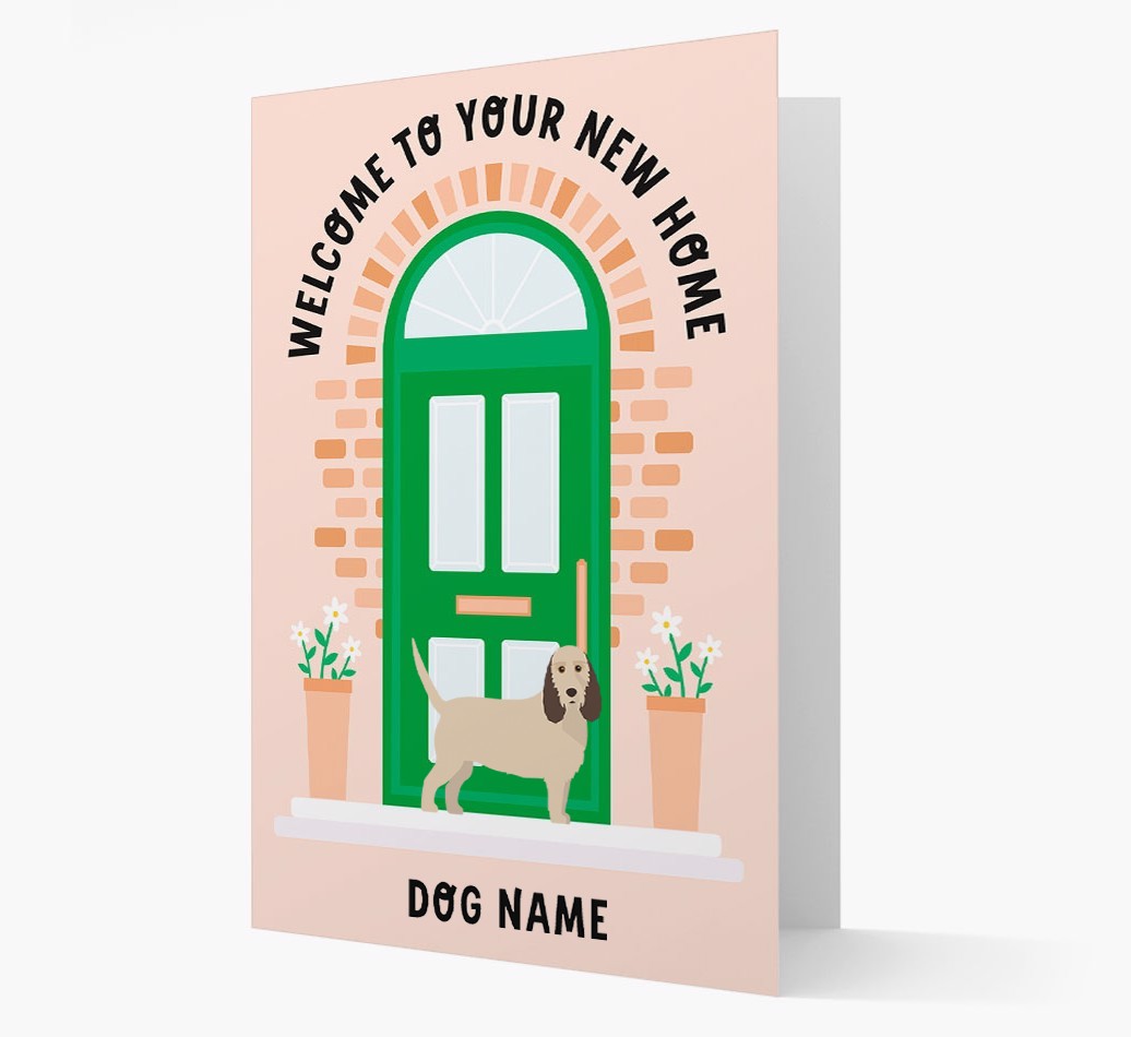 Welcome To Your New Home: Personalized {breedFullName} Card
