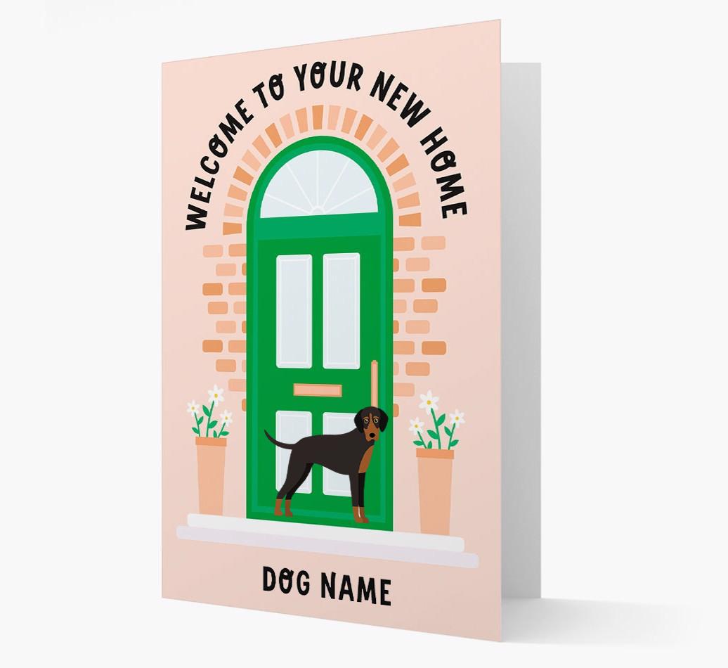 Welcome To Your New Home: Personalized {breedFullName} Card