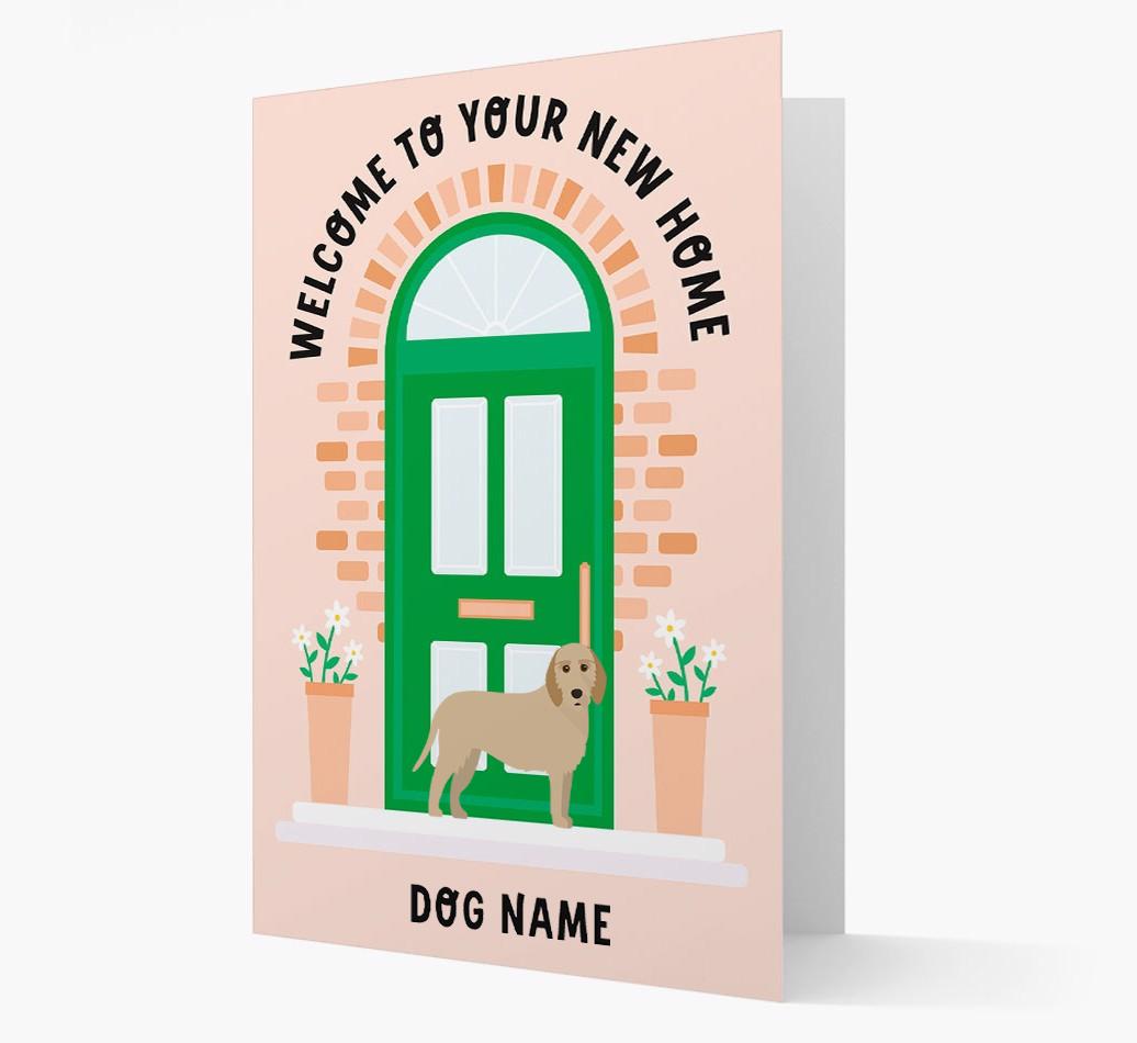Welcome To Your New Home: Personalized {breedFullName} Card