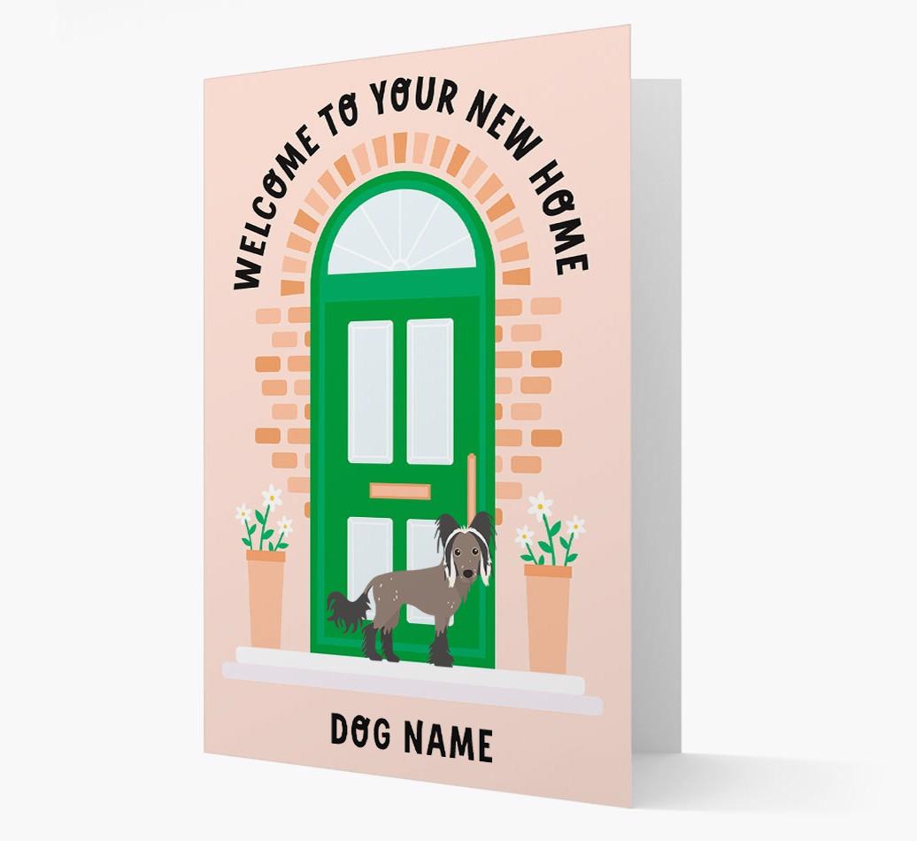 Welcome To Your New Home: Personalized {breedFullName} Card