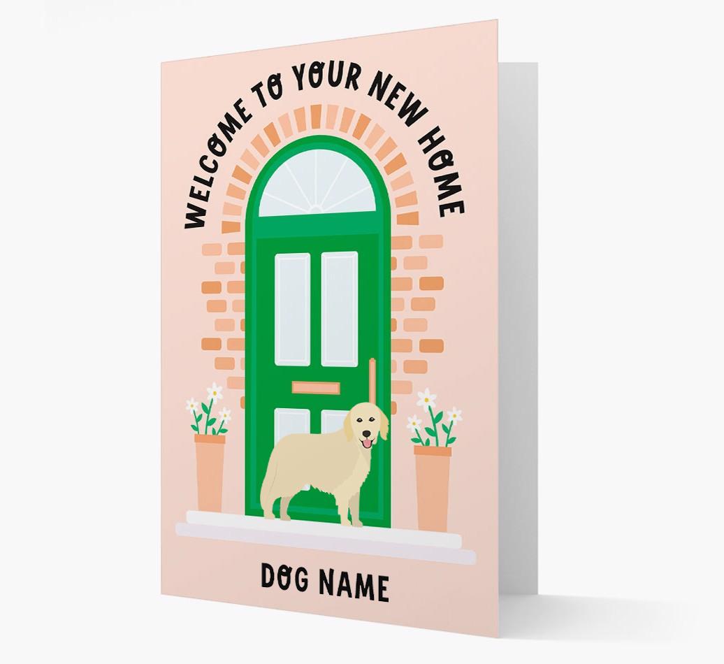 Welcome To Your New Home: Personalized {breedFullName} Card