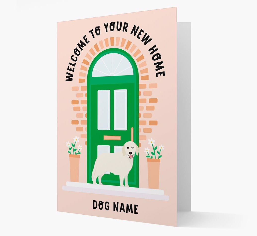 Welcome To Your New Home: Personalized {breedFullName} Card
