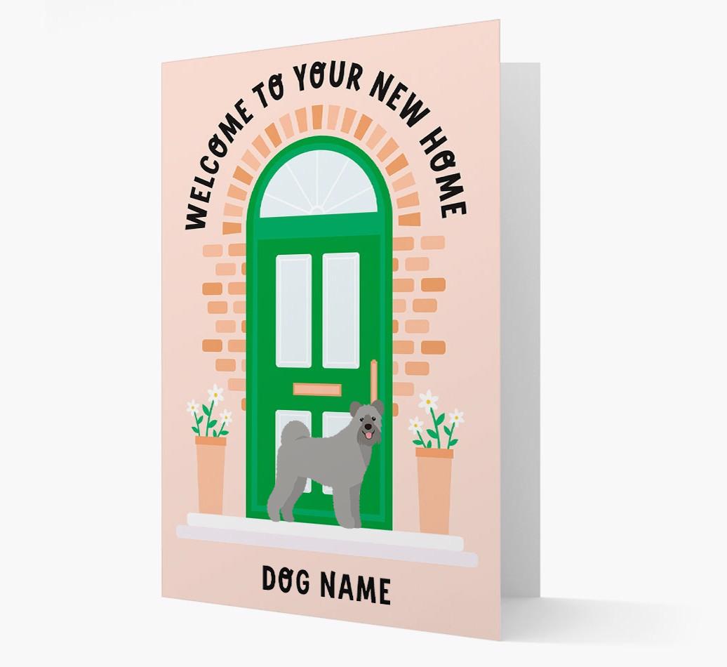 Welcome To Your New Home: Personalized {breedFullName} Card