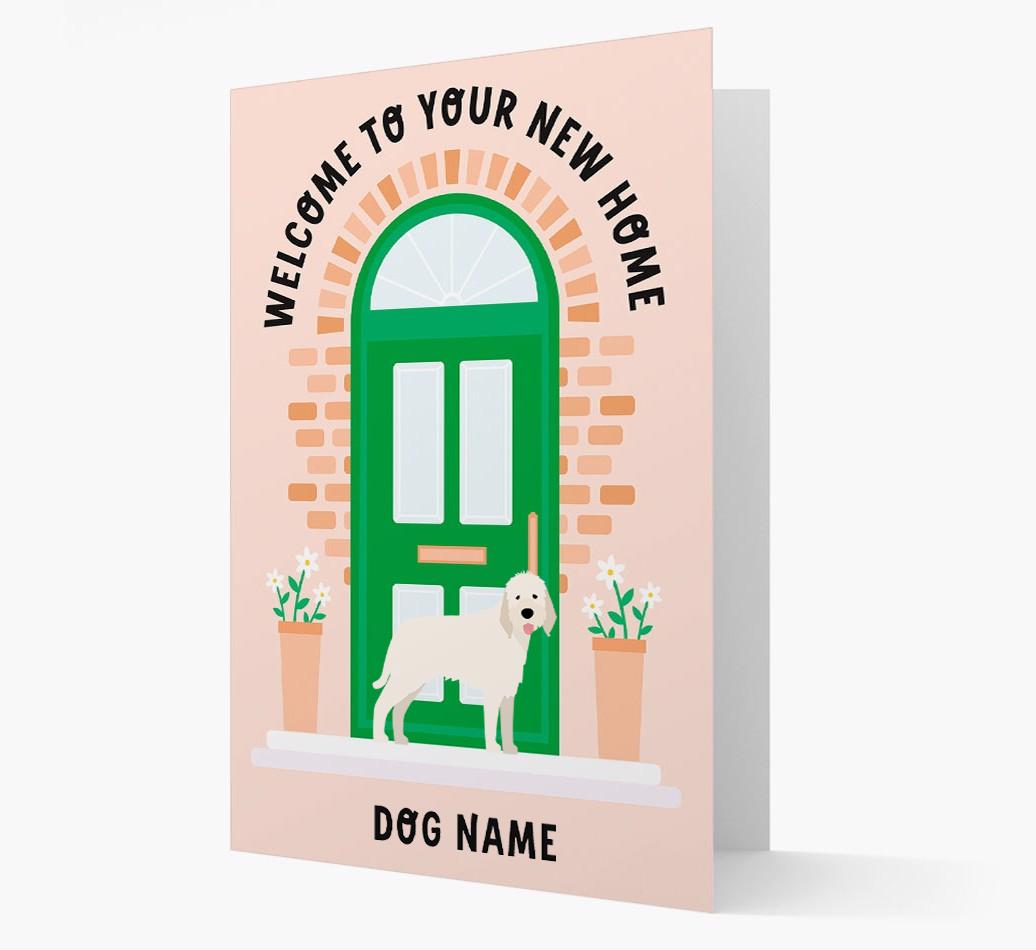 Welcome To Your New Home: Personalized {breedFullName} Card