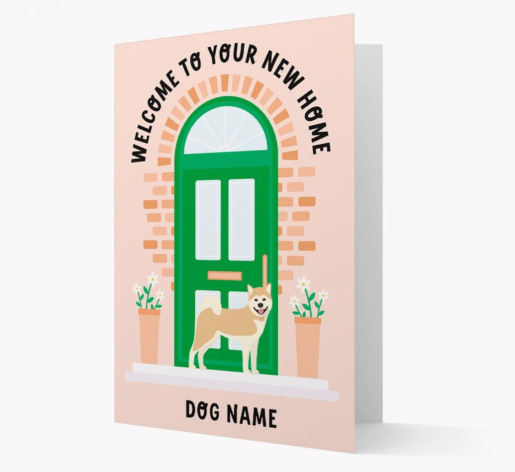 Welcome To Your New Home: Personalized {breedFullName} Card