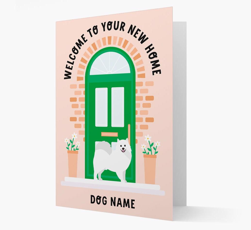 Welcome To Your New Home: Personalized {breedFullName} Card