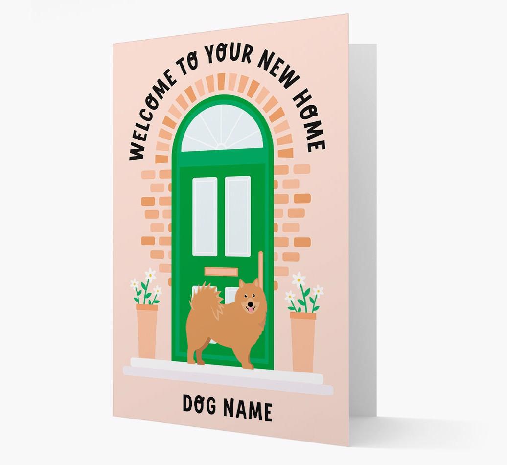 Welcome To Your New Home: Personalized {breedFullName} Card