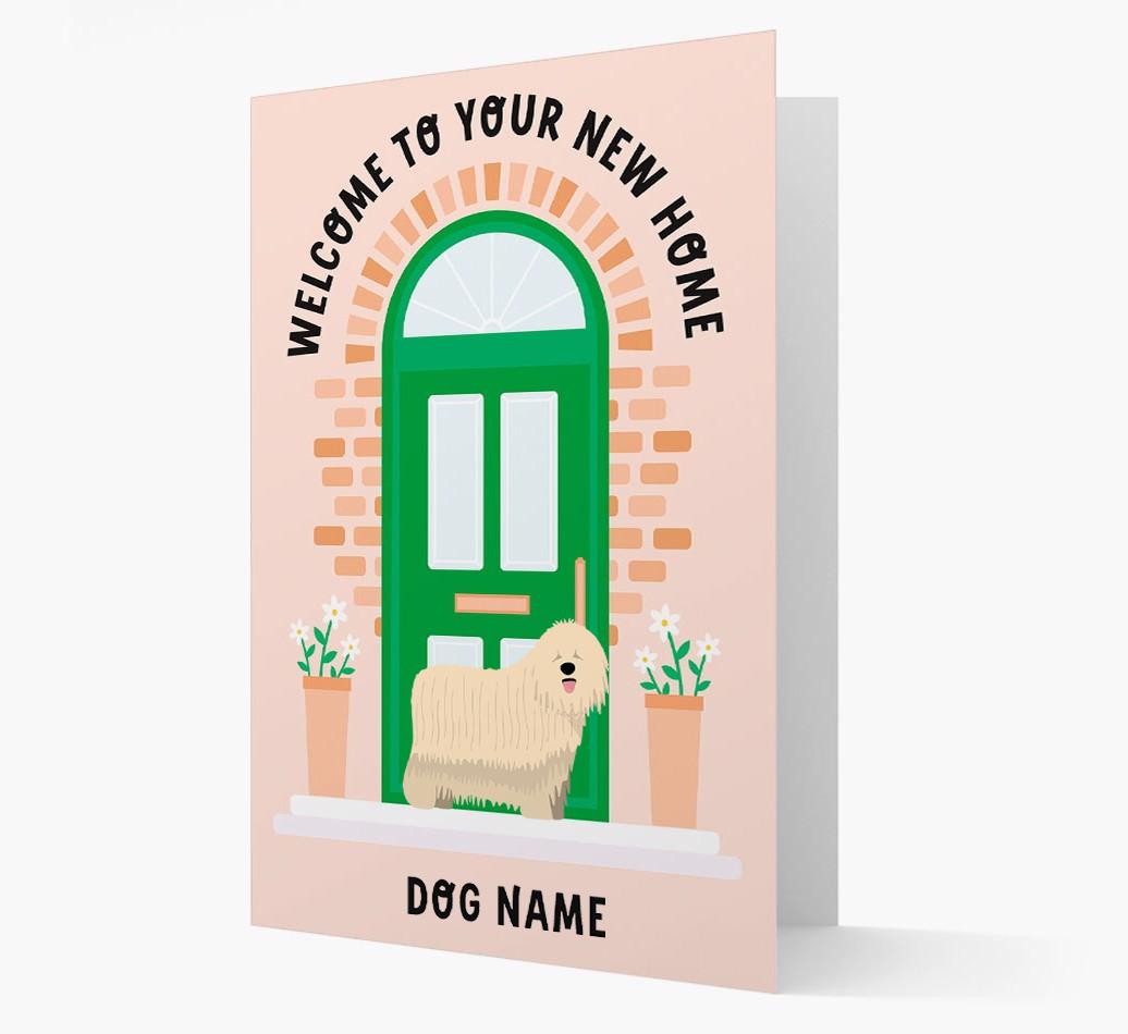 Welcome To Your New Home: Personalized {breedFullName} Card