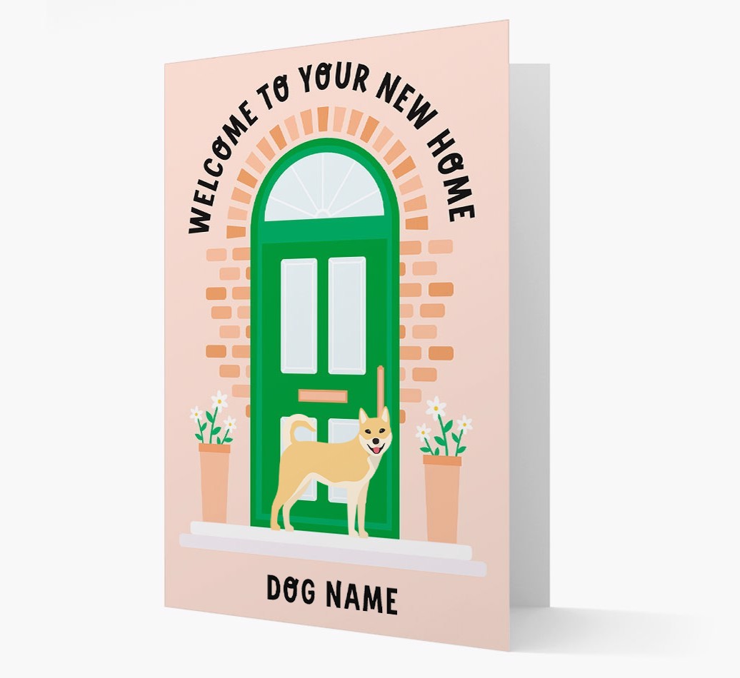 Welcome To Your New Home: Personalized {breedFullName} Card