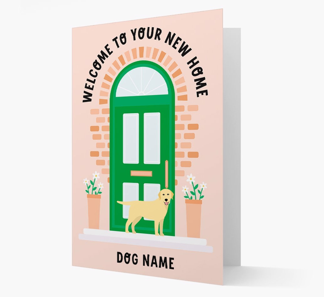 Welcome To Your New Home: Personalized {breedFullName} Card