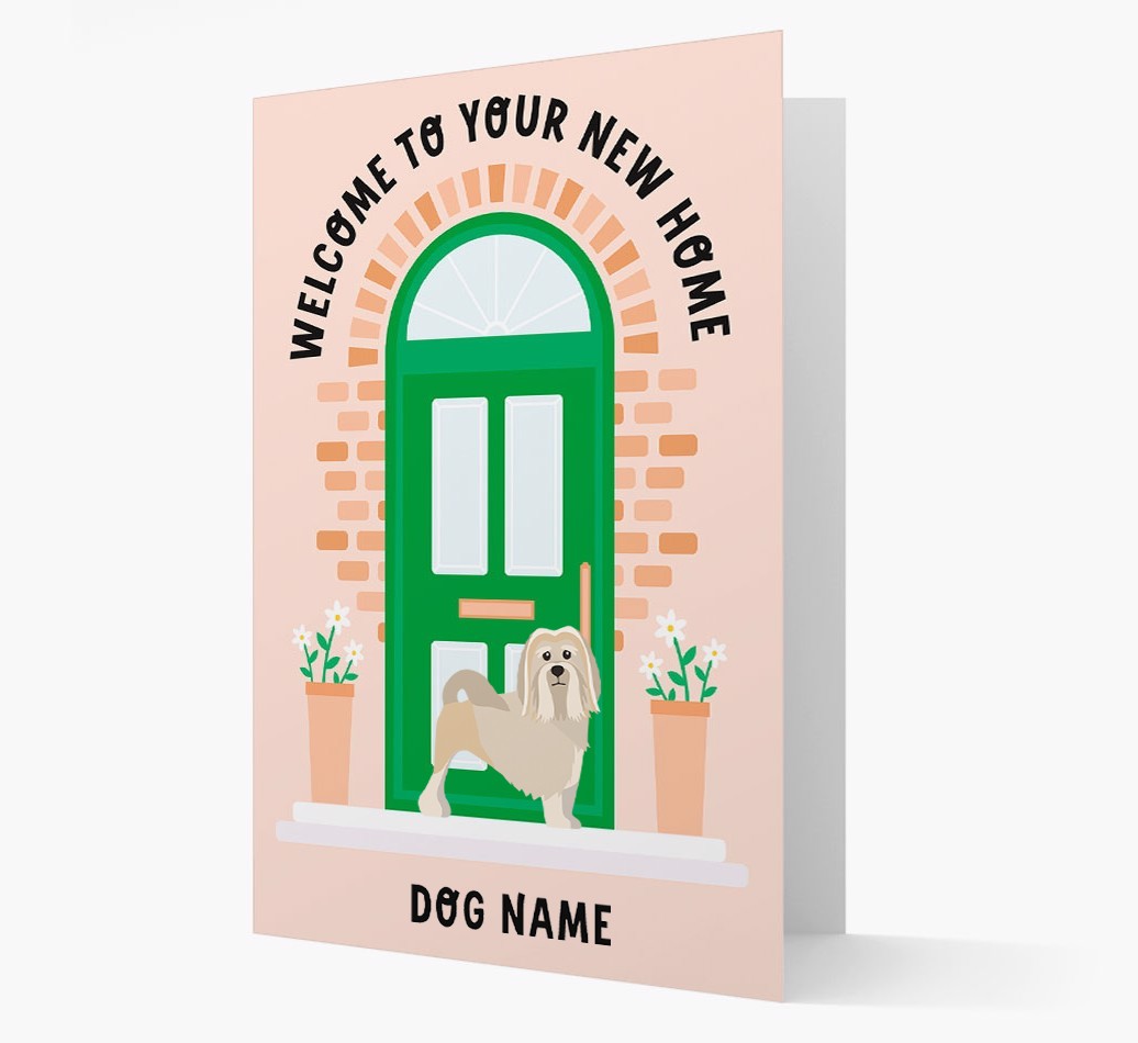 Welcome To Your New Home: Personalized {breedFullName} Card