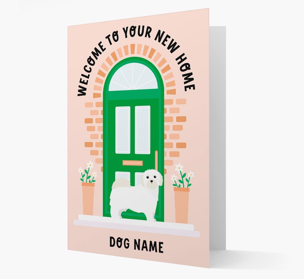 Welcome To Your New Home: Personalized {breedFullName} Card