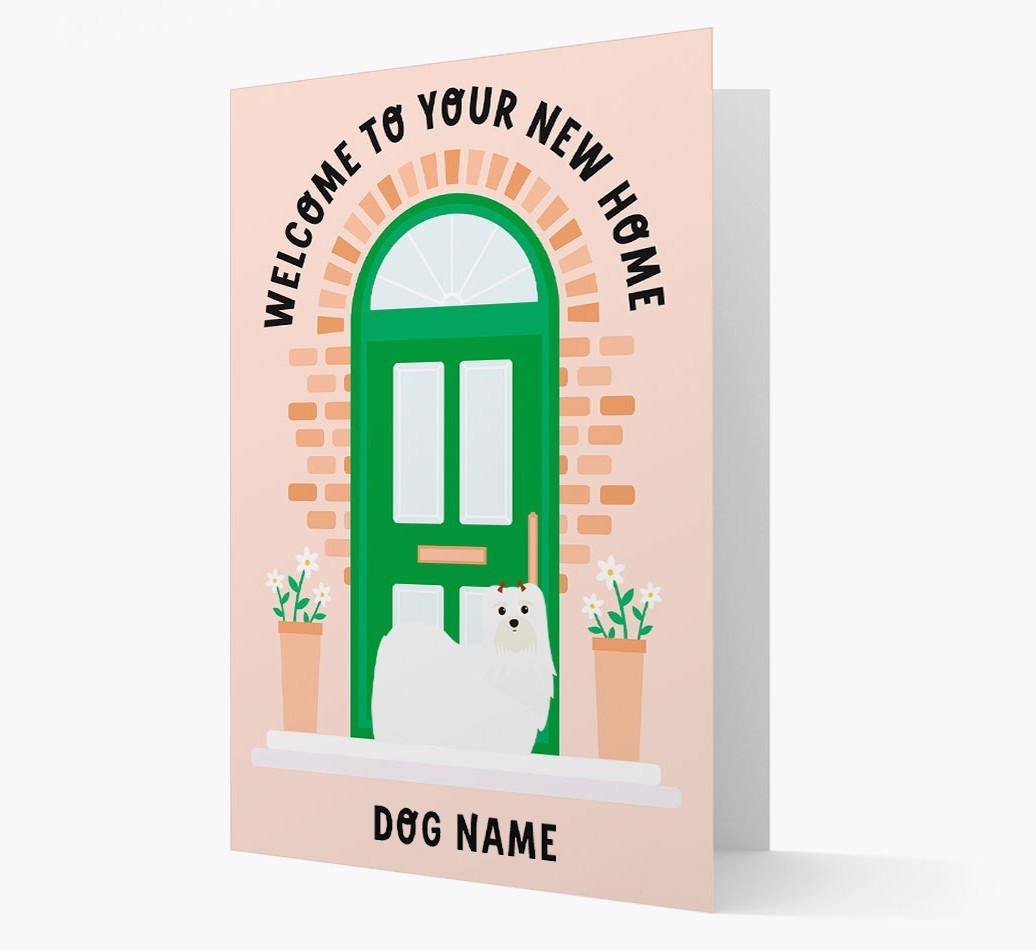 Welcome To Your New Home: Personalized {breedFullName} Card