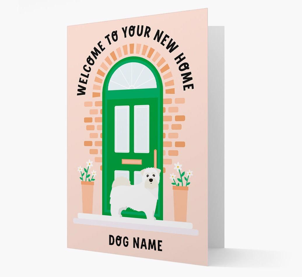 Welcome To Your New Home: Personalized {breedFullName} Card