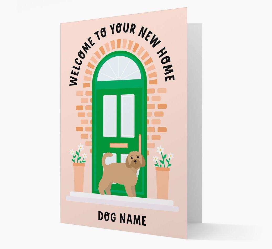 Welcome To Your New Home: Personalized {breedFullName} Card