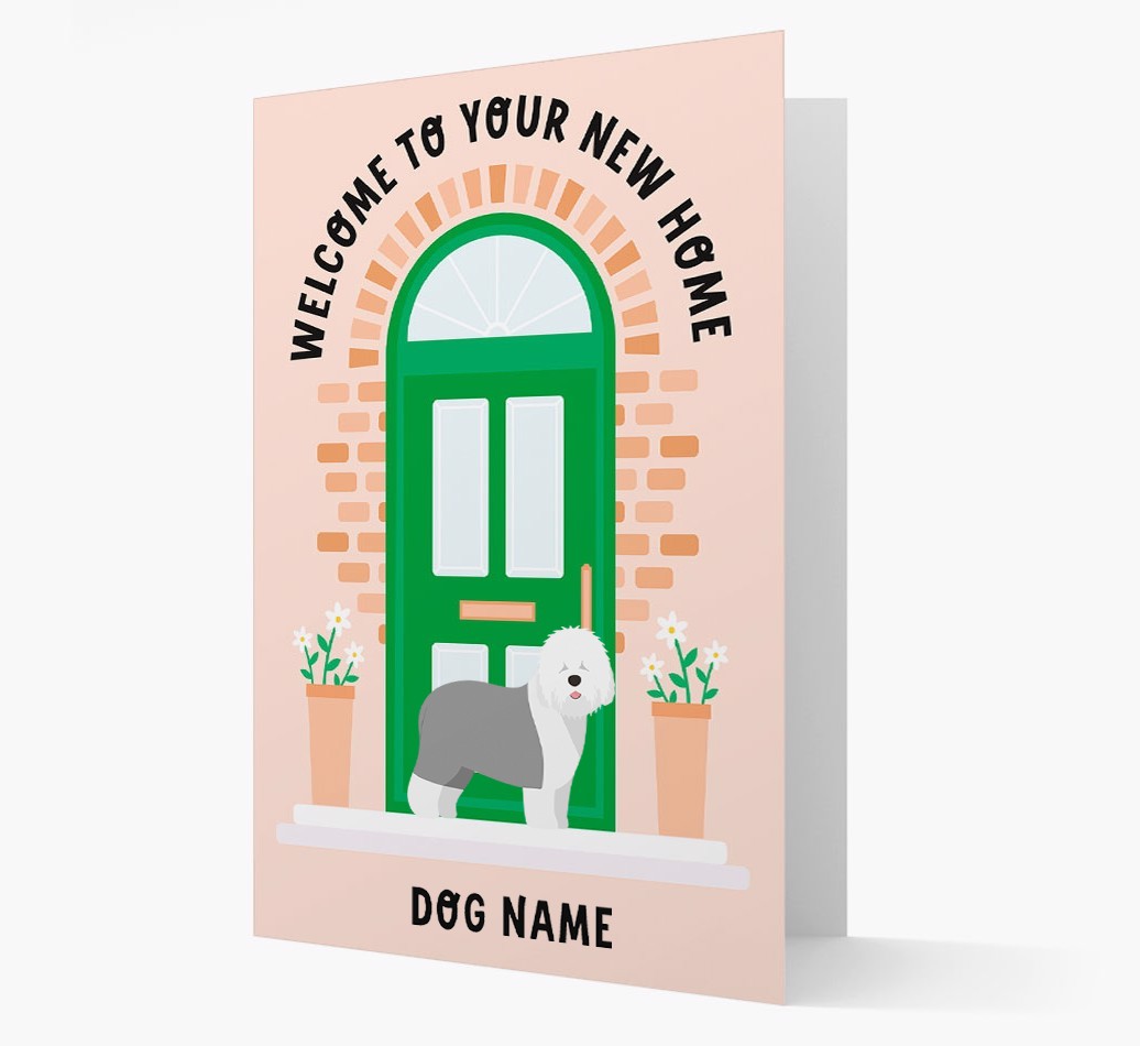 Welcome To Your New Home: Personalized {breedFullName} Card