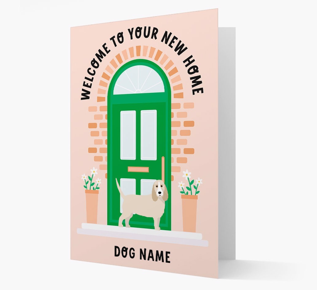 Welcome To Your New Home: Personalized {breedFullName} Card