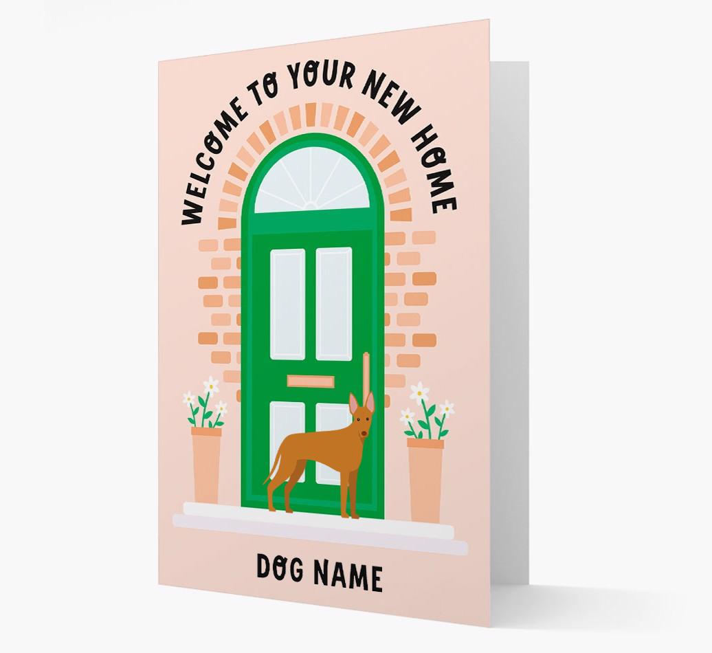 Welcome To Your New Home: Personalized {breedFullName} Card