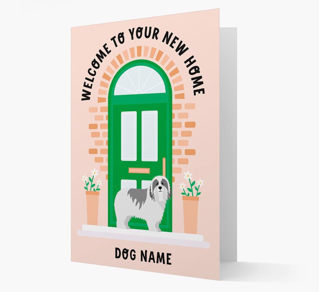 Welcome To Your New Home: Personalized {breedFullName} Card