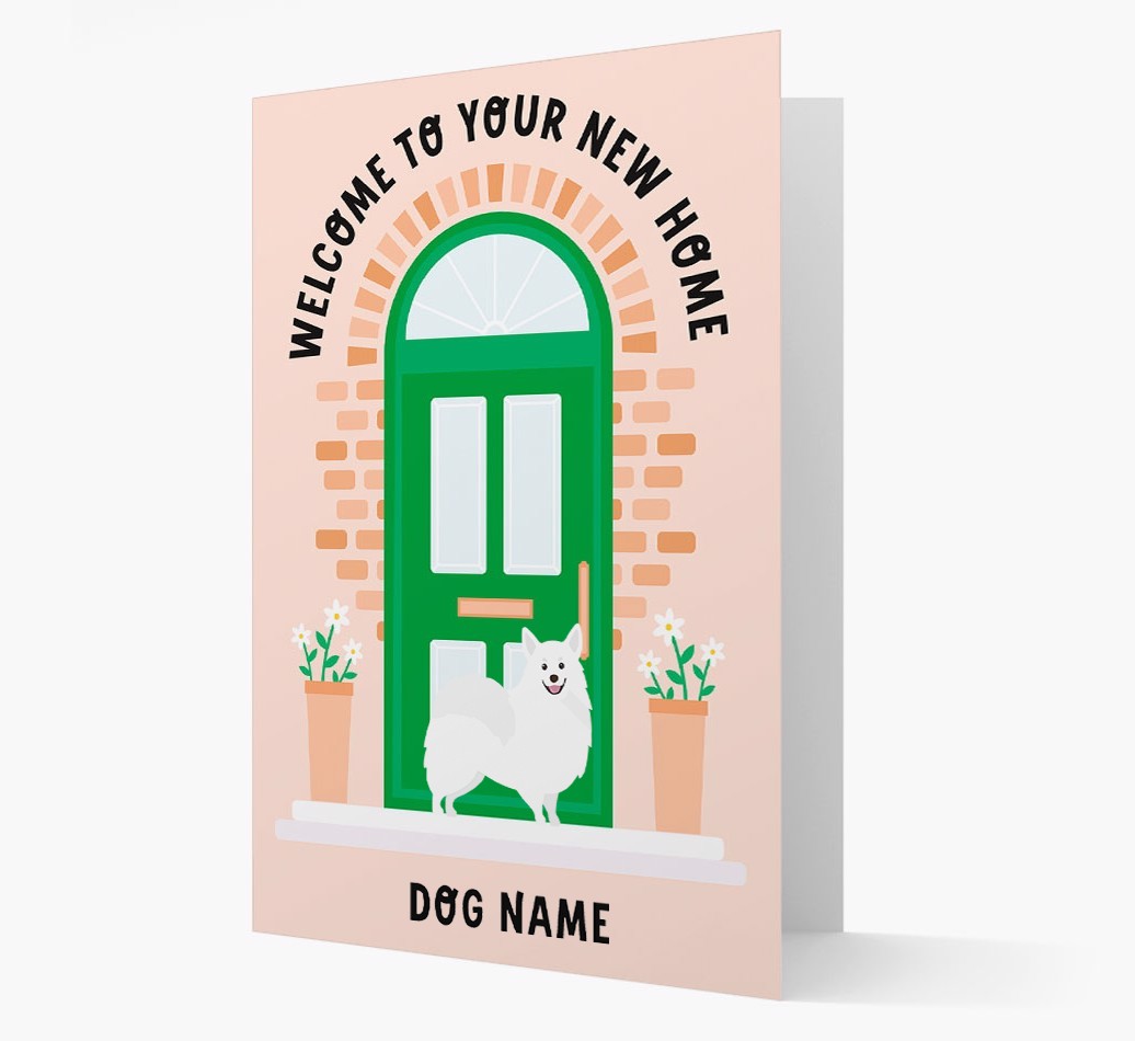 Welcome To Your New Home: Personalized {breedFullName} Card