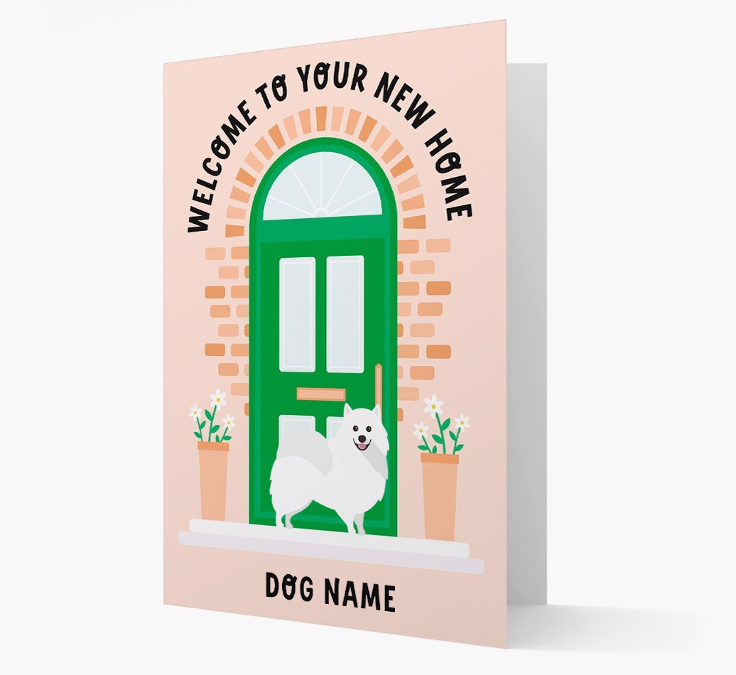 Welcome To Your New Home: Personalized {breedFullName} Card