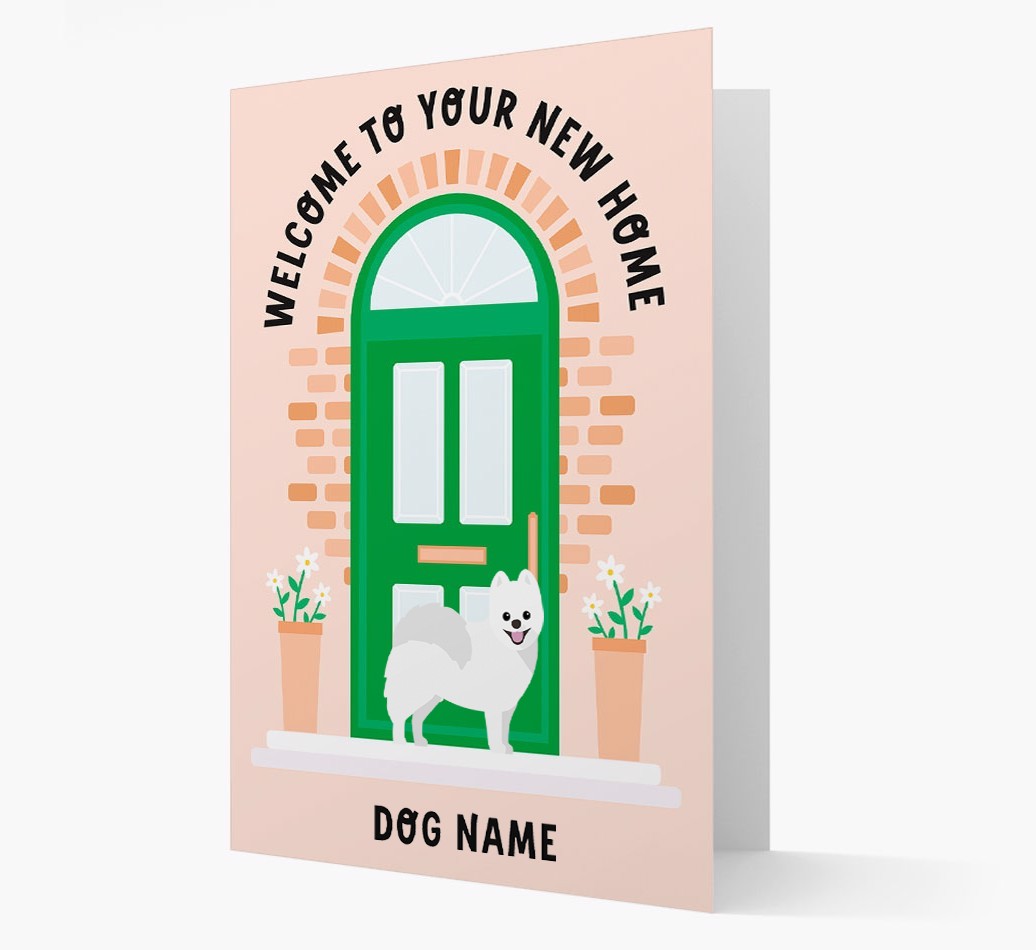 Welcome To Your New Home: Personalized {breedFullName} Card