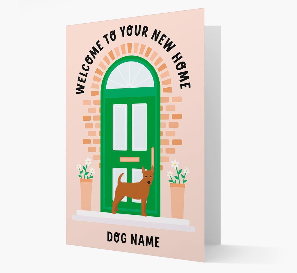 Welcome To Your New Home: Personalized {breedFullName} Card