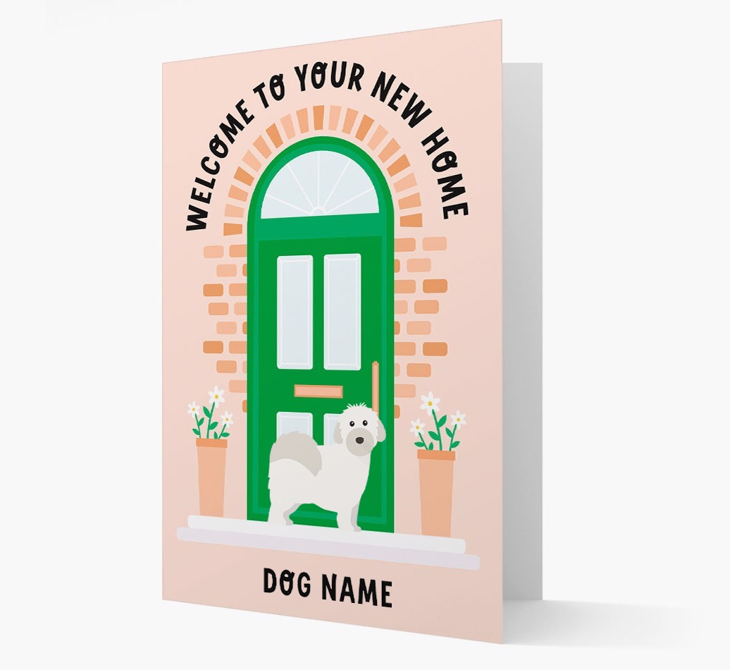 Welcome To Your New Home: Personalized {breedFullName} Card