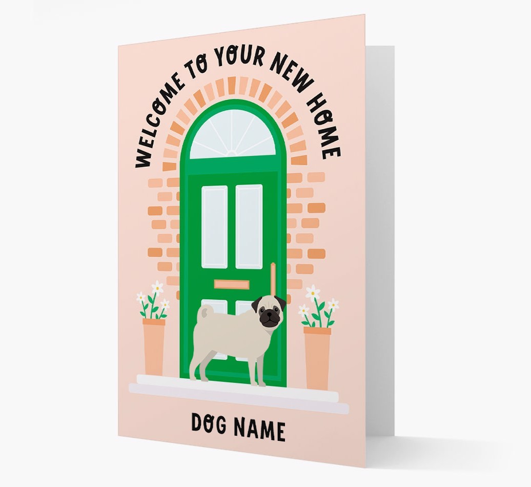 Welcome To Your New Home: Personalized {breedFullName} Card
