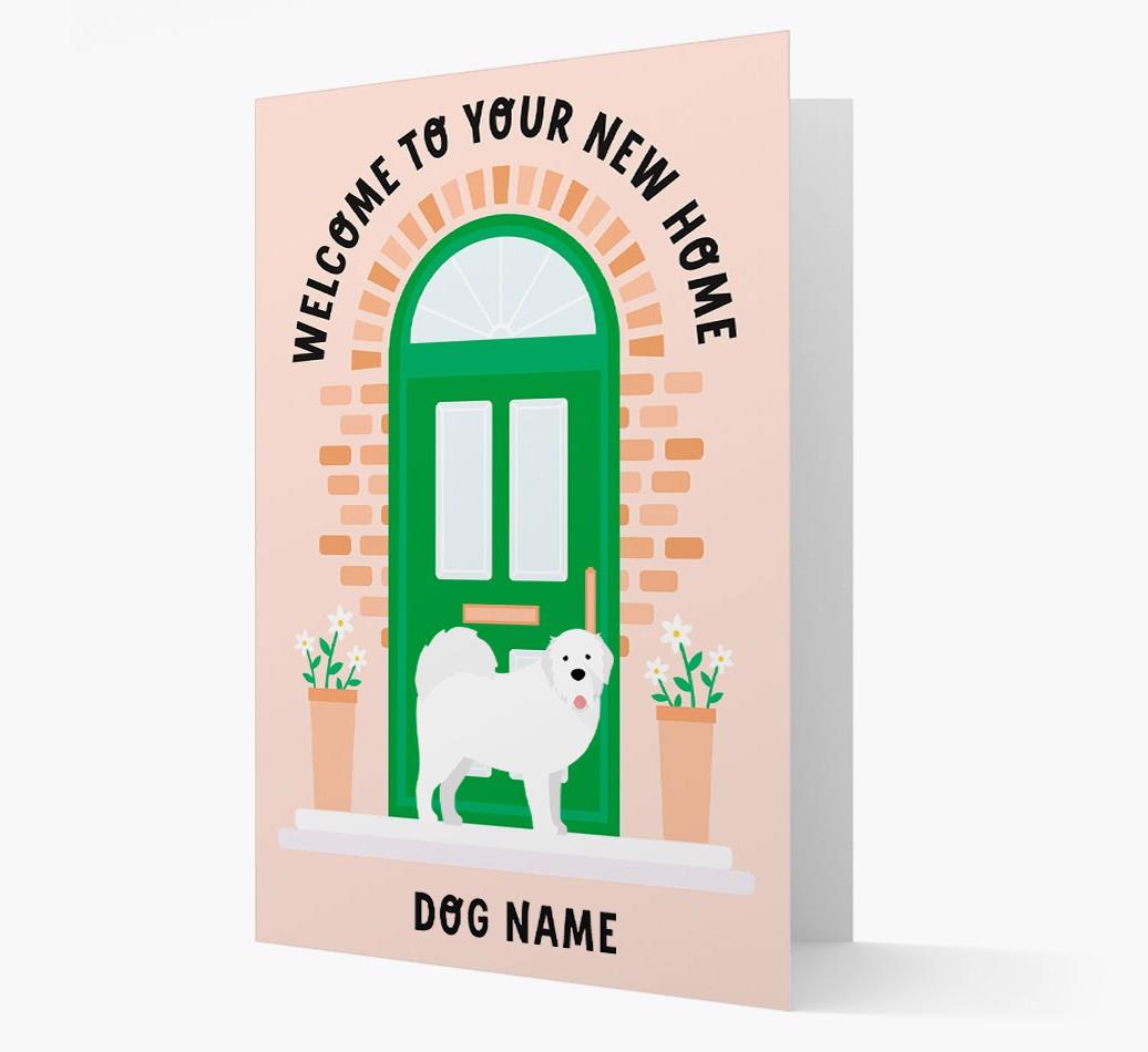Welcome To Your New Home: Personalized {breedFullName} Card