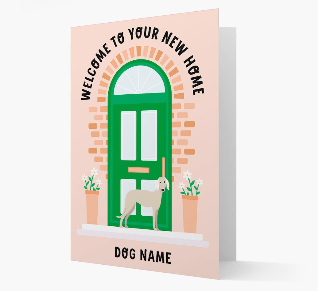 Welcome To Your New Home: Personalized {breedFullName} Card