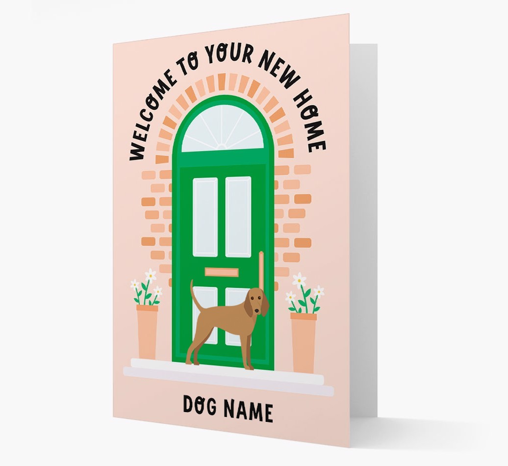 Welcome To Your New Home: Personalized {breedFullName} Card
