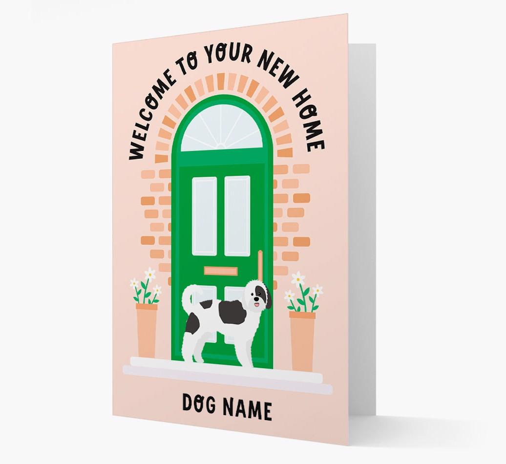 Welcome To Your New Home: Personalized {breedFullName} Card
