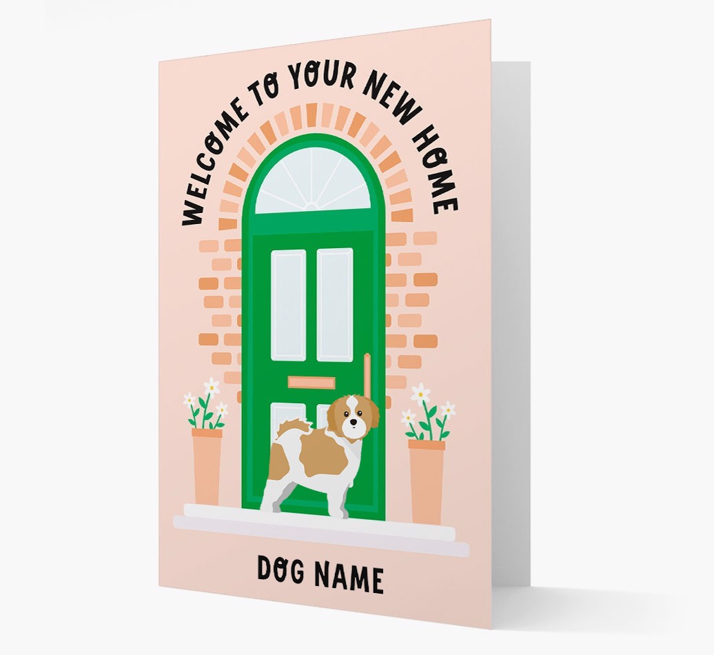 Welcome To Your New Home: Personalized {breedFullName} Card