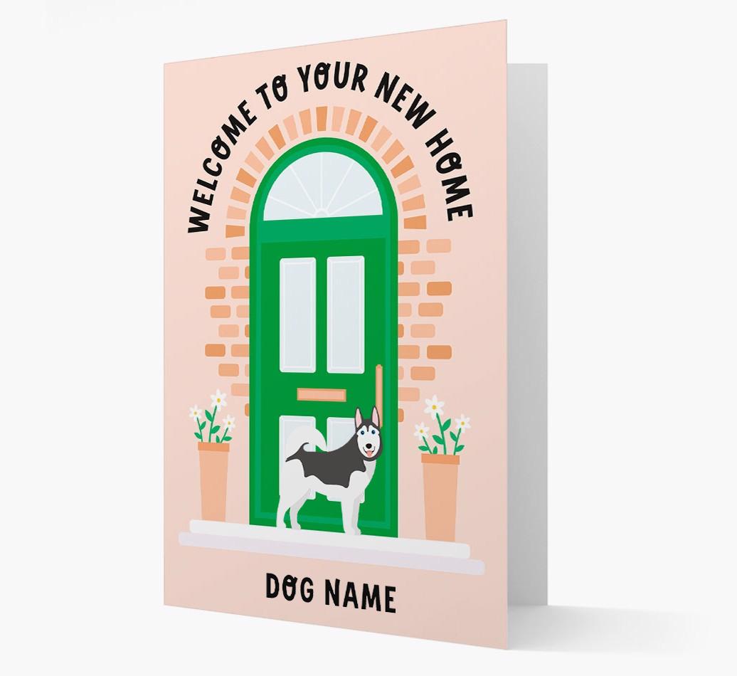 Welcome To Your New Home: Personalized {breedFullName} Card