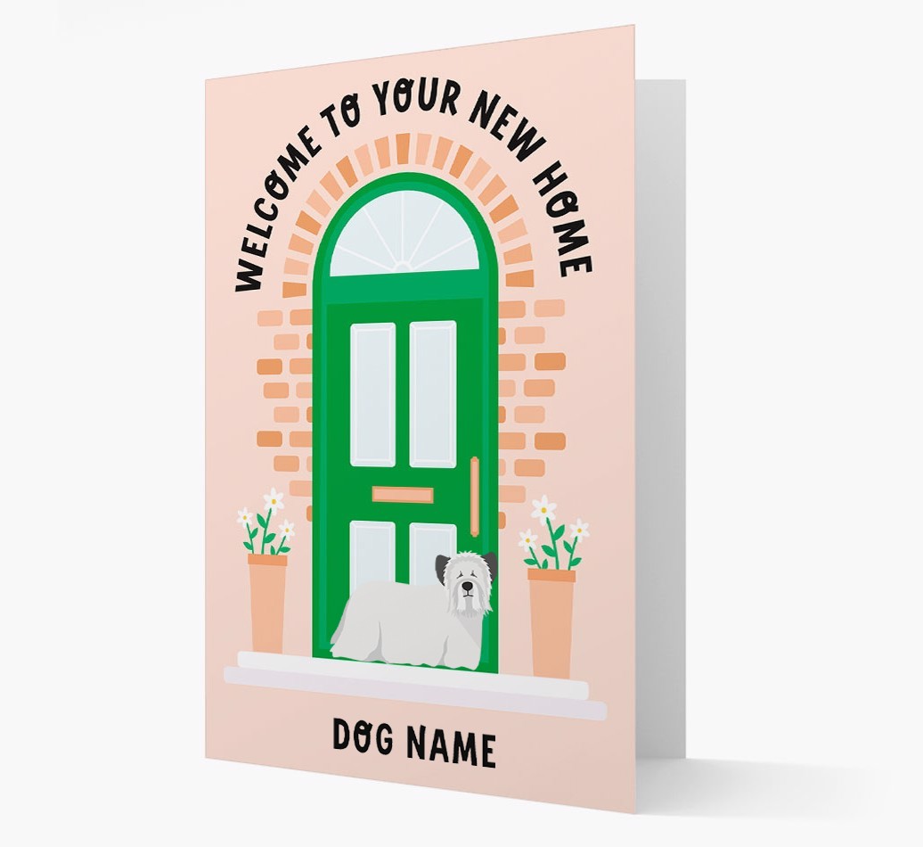 Welcome To Your New Home: Personalized {breedFullName} Card
