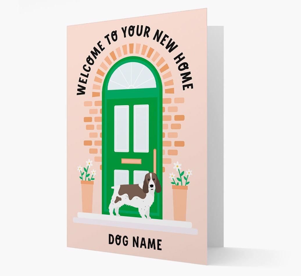 Welcome To Your New Home: Personalized {breedFullName} Card