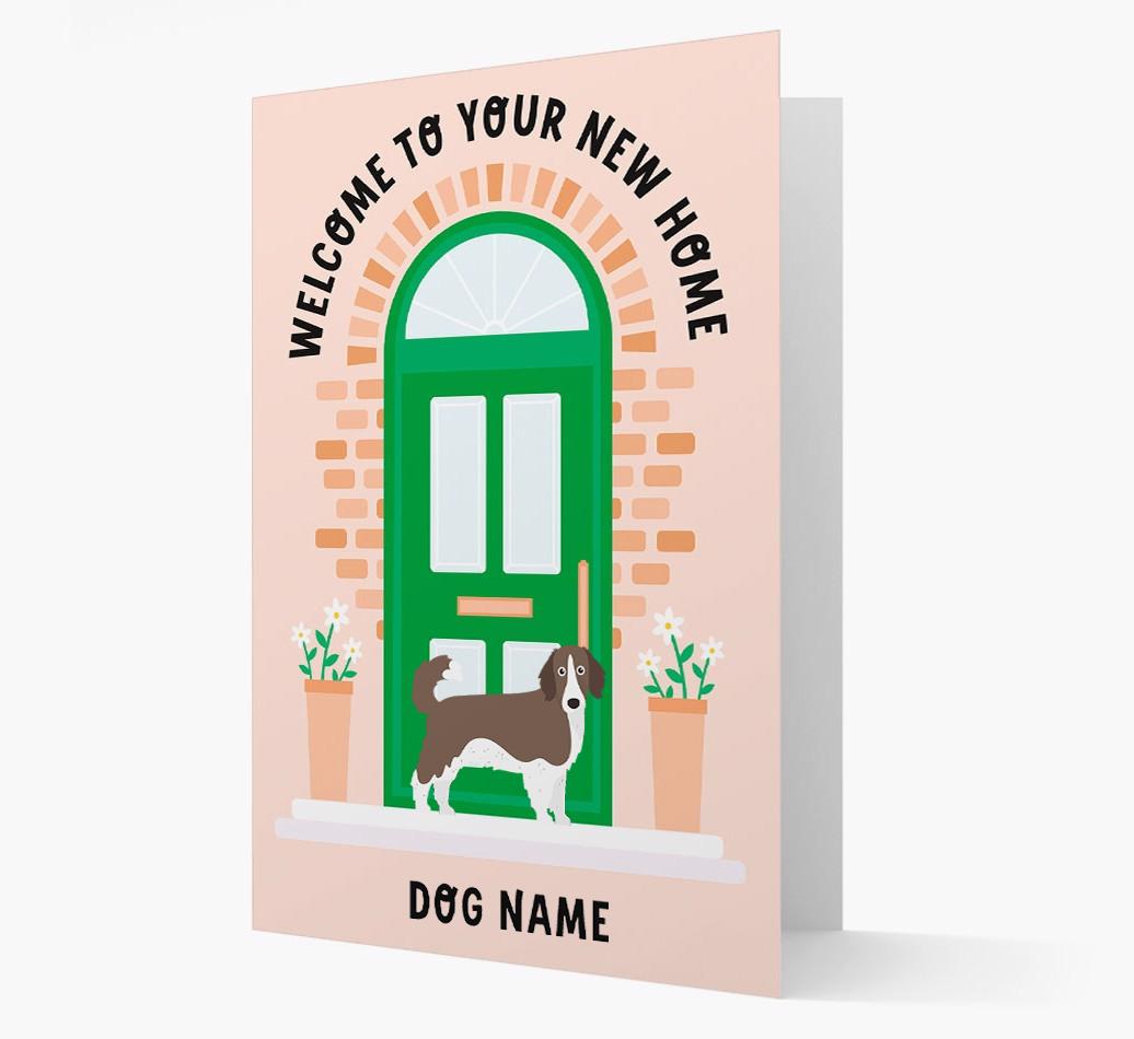 Welcome To Your New Home: Personalized {breedFullName} Card